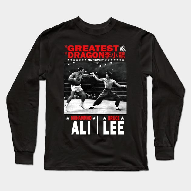 Ali vs lee Long Sleeve T-Shirt by TANGKORAK